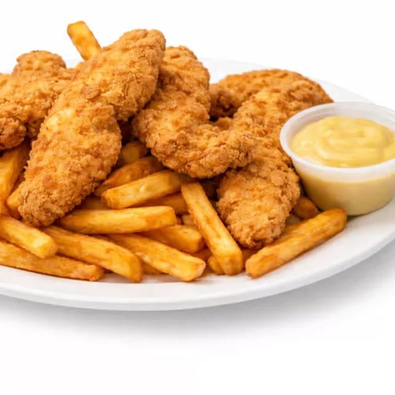 Fried Chicken Tenders with Fries