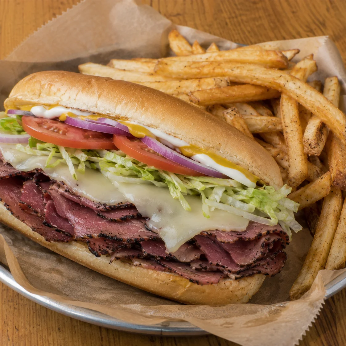 Hot Pastrami Sandwich — American