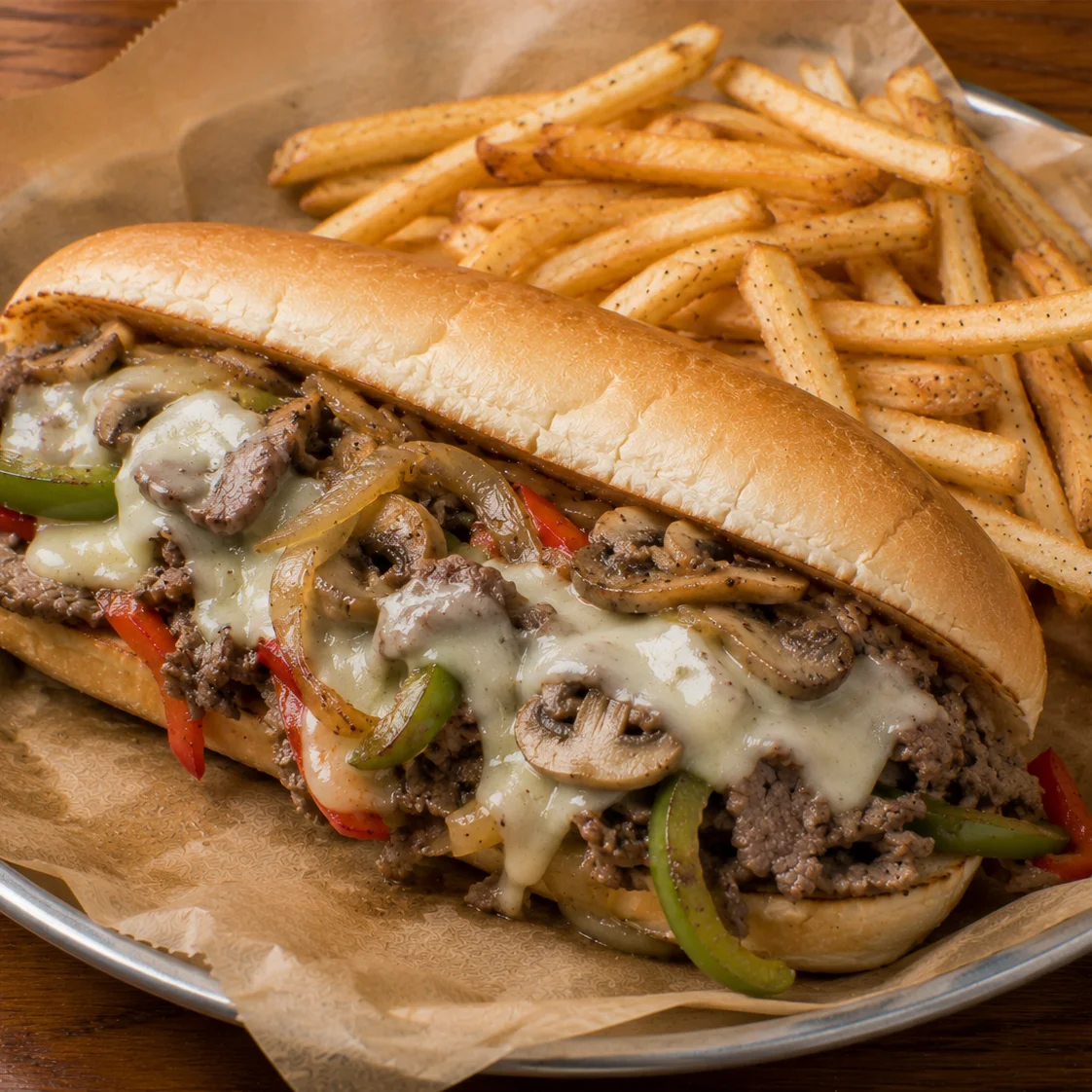 Philly Cheese Steak Sandwich — American
