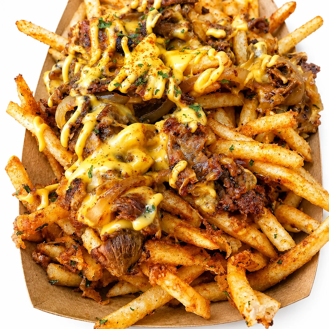 Philly Stack Loaded Fries — American