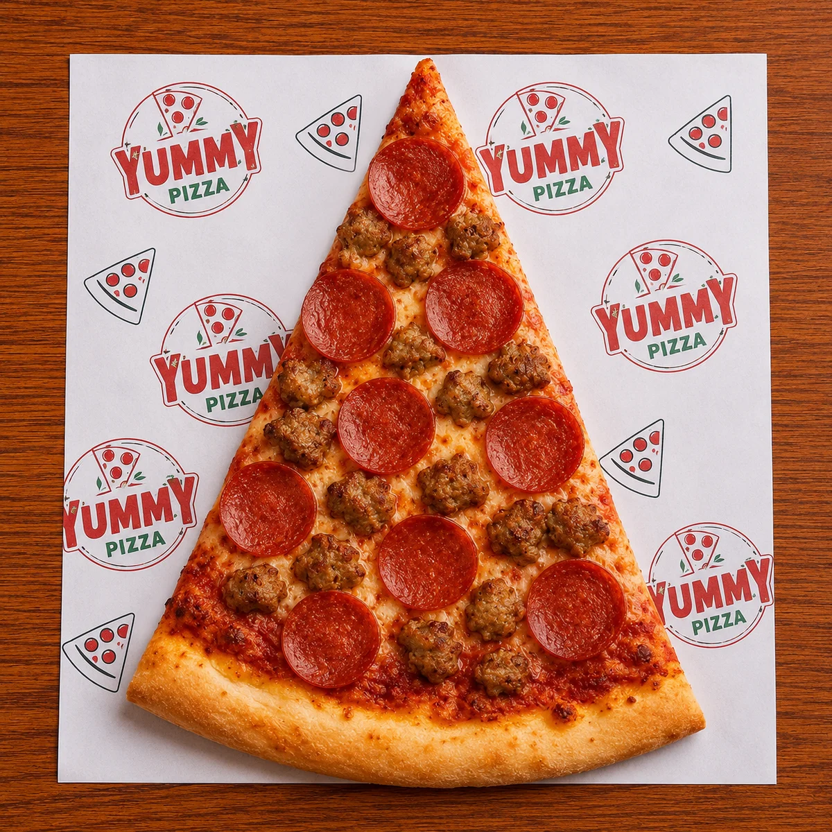 Pepperoni & Sausage Slice, Italian