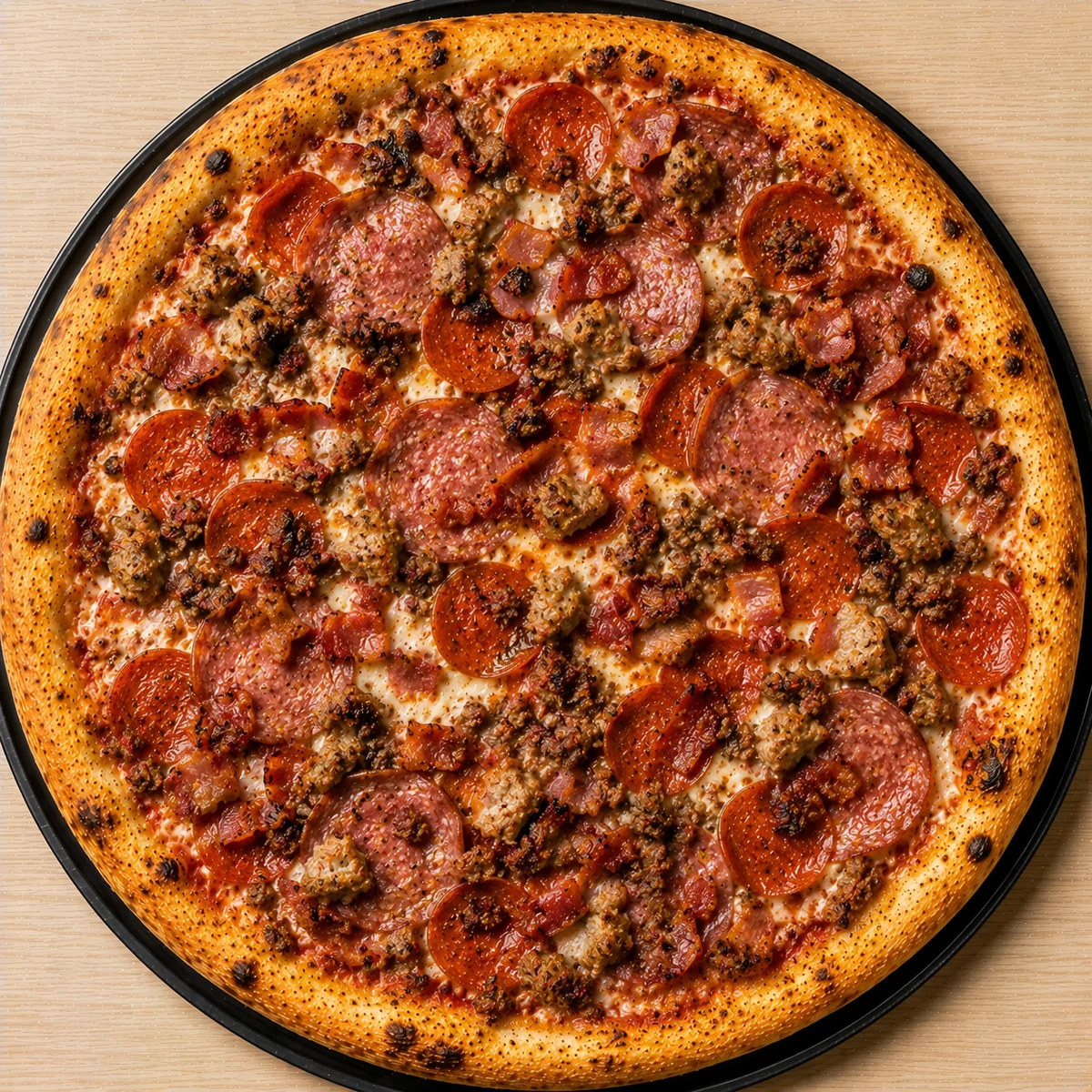 All Meat Pizza — Italian