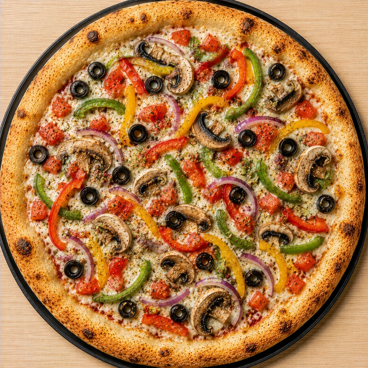 Vegetarian Supreme Pizza — Italian
