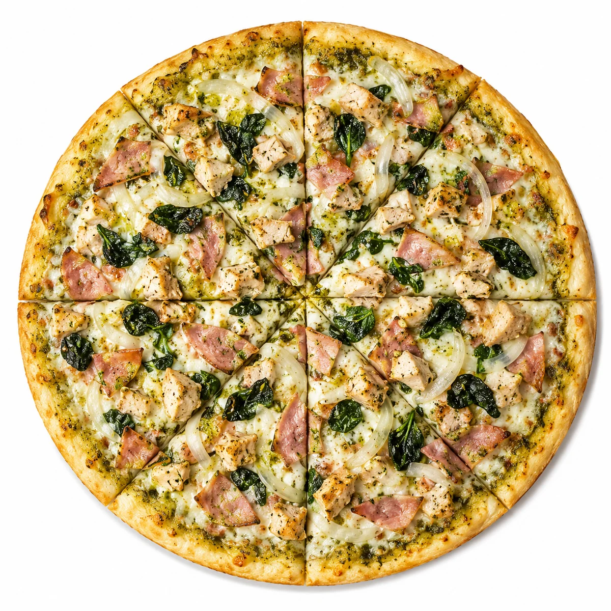 Chicken Bacon Pesto Pizza — Italian