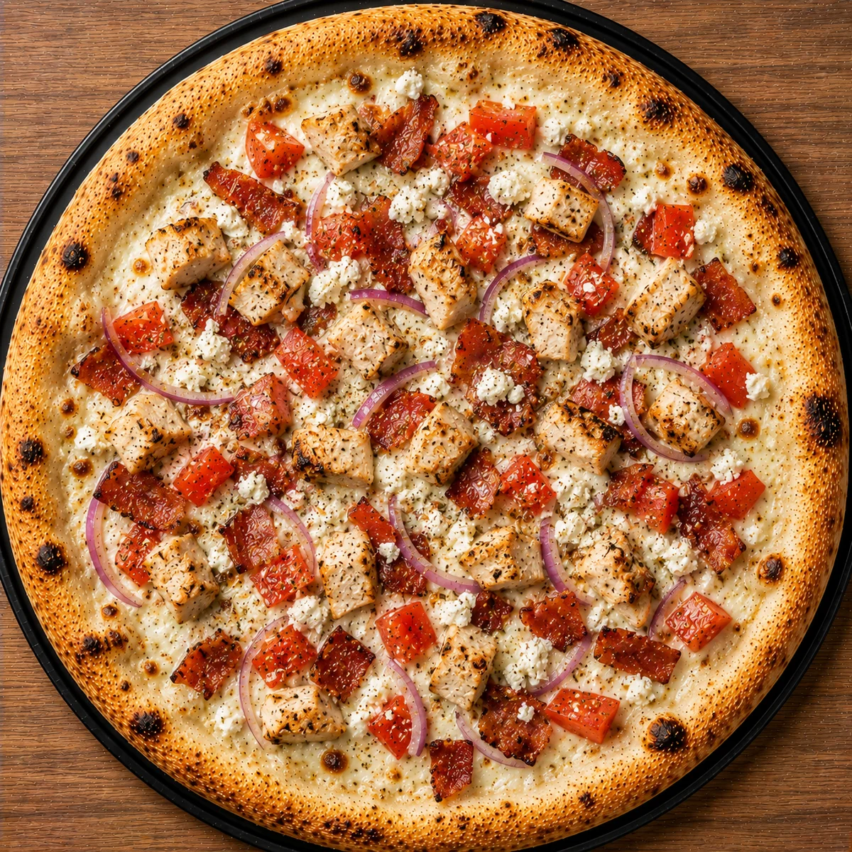 Creamy Chicken Pizza — Italian