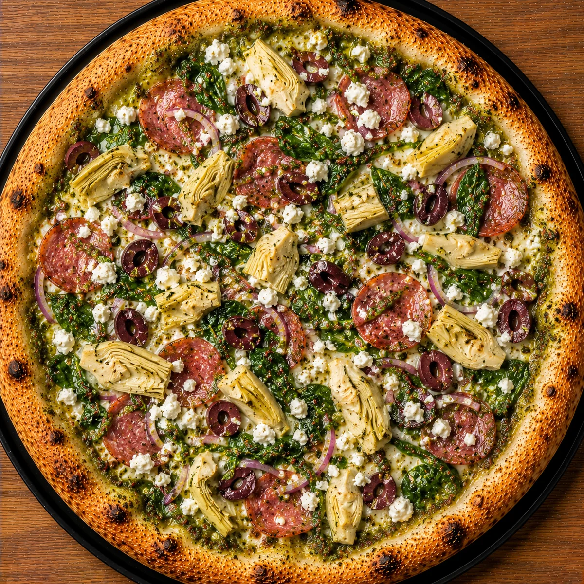 The Pest-a-choke Pizza — Italian